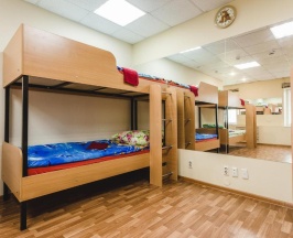 Кровать в 8-местном общем номере (удобства на этаже) в Тихое место