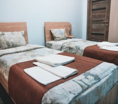 Комфорт с двумя односпальными кроватями в Eagle House Inn