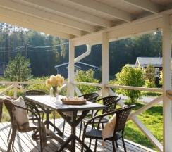 Карельская деревня (двухэтажный дом) 6+4 в Ладога озеро