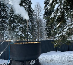Барнхаус с джакузи в Алмазный дом
