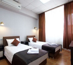 Комфорт с 2 раздельными или 1 двуспальной кроватью в Автодвор