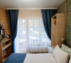 Двухместный номер с 1 кроватью и балконом в Green Park Arkhyz&SPA