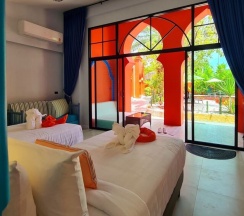 Двухместный номер Standard с видом на бассейн 2 отдельные кровати в The Kiri Villas Resort