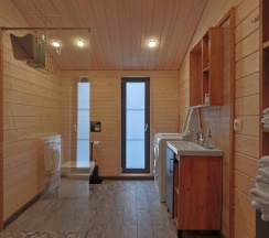 Коттедж Куско с панорамной баней для 6-ти гостей в Rodioncevo Eco Village