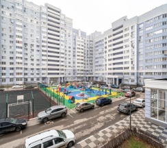 Двухместные апартаменты с балконом (двуспальная кровать) в Квартира Райдас на Чапаева 59