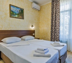 Семейный  с балконом  видом на море и бассейн в Aqualife