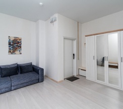 Двухместная студия (Корпус 3) двуспальная кровать в Ателика Улиткино