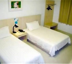 Двухместный номер с внутренним окном Standard (2 отдельные кровати) в Jinjiang Inn Shanghai Expo Park Pusan Road