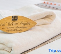 Двухместная вилла двуспальная кровать в Sangthong Resort