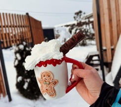 А-фрейм люкс с двуспальной кроватью в Happy Tree Camp