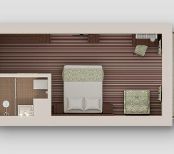 Standart 2-местный 1-комнатный в Alean Family Doville