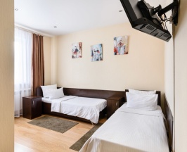 Стандарт с двумя односпальными кроватями в Asti Rooms