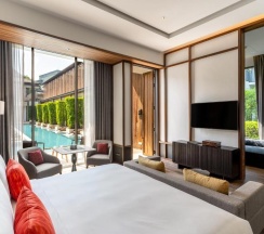 Двухместный с доступом в бассейн люкс Executive двуспальная кровать в Villa Deva Resort & Hotel Bangkok