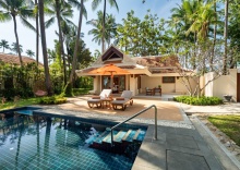 Четырёхместная вилла Pool Deluxe с 2 комнатами beachfront в Отель Santiburi Koh Samui