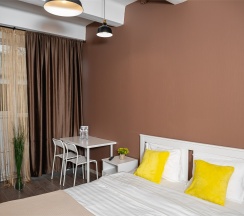 Двухместный номер Комфорт с 1 кроватью в Smart Hotel Kantemirovsky