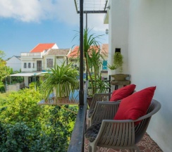 Семейный номер Standard с видом на сад в Strawberry Garden Homestay