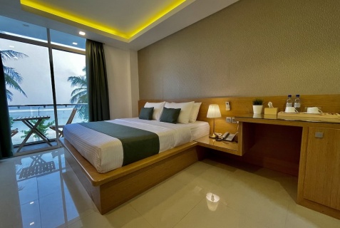 Хулхумале: Отель Huvan Beach Hotel at Hulhumale'