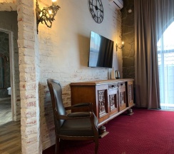 Комната в замке с одной кроватью и ванной в Валерия