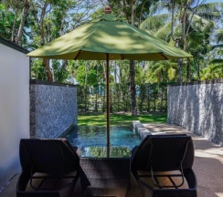 Двухместный номер Terrace  Private Pool с видом на бассейн двуспальная кровать в Natai Beach Resort