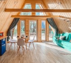 Дом A-Frame в Эко Парк Тепло