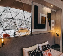 Геокупол Мечты о Париже в Вазуза Лав