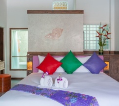Вилла Luxury с балконом и рядом с пляжем в The samui beach resort