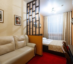 2 Одноместный номер(полу люкс),с двухспальной кроватью. в Аппартамент