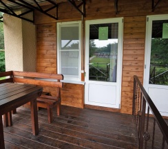 Комната комфорт с 2 односпальными кроватями в Лукоморье