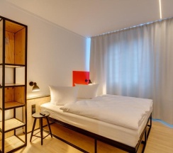Одноместный номер Standard двуспальная кровать в MEININGER Hotel Leipzig Hauptbahnhof