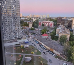 Стандарт АПАРТ 40кв: Кровать 1,6 *Диван 1,5 *Кухня *Панорамный вид *WiFi в Тихая Гавань Центр