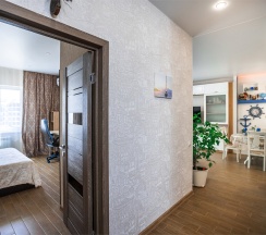 Евродвушка 65 кв.м. район Толстый мыс, на берегу открытого моря ,ул. Южная д. 35 в Милка