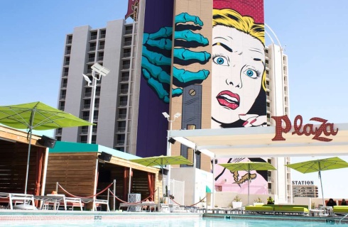 Соединенные Штаты Америки, Лас-Вегас: Отель Plaza Hotel & Casino