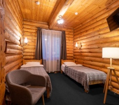 Двухместный номер Стандарт 2 отдельные кровати в Skazka Lodge