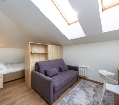 Студия комфорт с Мансардными окнами в Кarl House