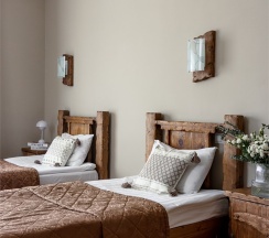 Улучшенный номер с 2 раздельными кроватями в Номера в Пушкине