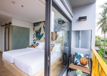 Двухместный номер Deluxe с видом на город двуспальная кровать в Lub d Koh Samui Chaweng Beach - Hostel