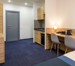 Номер студия стандарт с 1 двуспальной кроватью в Odoyev. Sky