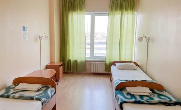 Кровать в 3-местном общем номере в Smart Hotel KDO Екатеринбург