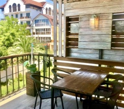(24)Студия с двухуровневой кроватью и террасой в Loft