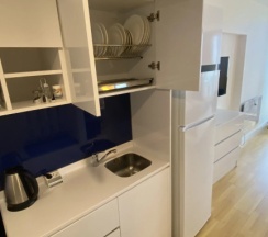 Трёхместная студия с балконом и с видом на море в Апарт-отель MyGeorgia LLC Orbi City