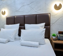 Двухместный номер Эконом-класса без окна Цокольный этаж двуспальная кровать в Астра де Роза