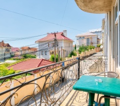 Двухместный люкс с 2 комнатами с балконом 2 отдельные кровати в Аист