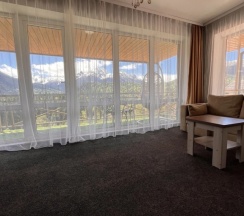 Люкс Superior с балконом и c панорамным видом на горы в Шатун