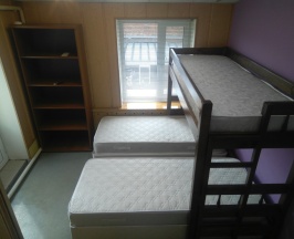 Кровать в общем номере в Мотель 1864