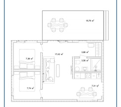 Улучшенный коттедж с двумя спальнями и купелью в Black Village Family