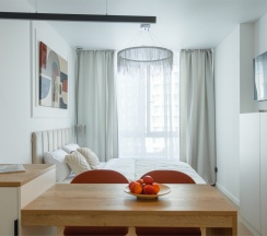 Coral - 2х местные делюкс апартаменты-студия около м.Сокол (11 этаж) в Smart Lofts Moscow