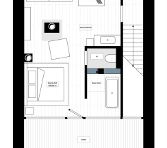 Room for romantic. Мансарда с террасой и камином размещение 1-2 человека. в Nikolaevbuilding
