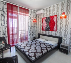 Двухместная студия с террасой в Green home