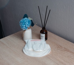 Семейная трехместная комната с общей ванной комнатой в МК Мокко