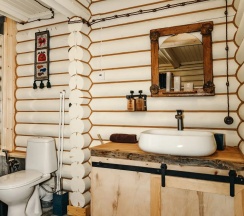 Double Room с двуспальной кроватью  (к1R1-2) в Шале Леший